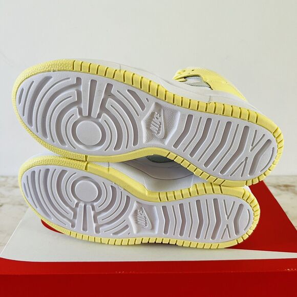 NIKE Dunk High Up White/Citron Tint/Coconut Milk/Photon Dust - US 7 - Picture 5 of 7